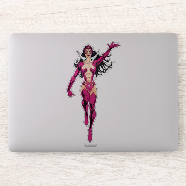 Star Sapphire Hand erhöht Aufkleber (Computer)