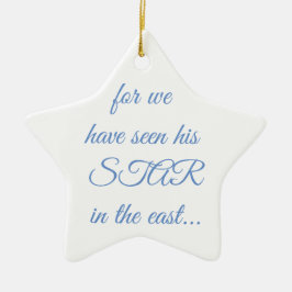 Star Scripture Ornament