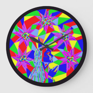 Star Seeker Große Wanduhr
