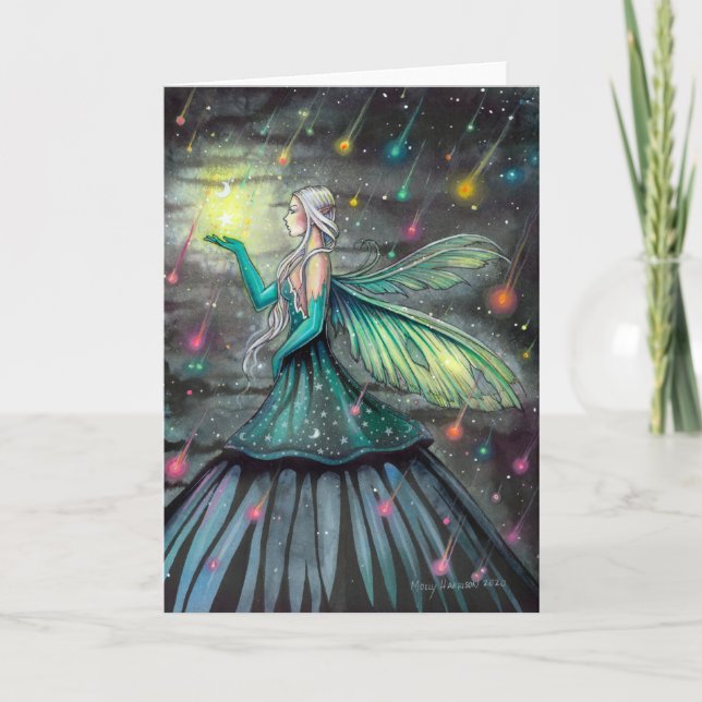 Star Shows Celestie Fairy Fantasy Art Karte (Vorderseite)