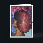 Star Sister Birthday Card Karte<br><div class="desc">Diese schöne Astral Geburtstagskarte ist perfekt für den funkelnden Stern in Dein Leben.</div>