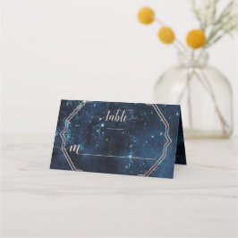Star Sky Celestial Galaxy Wedding Tischnummer Platzkarte