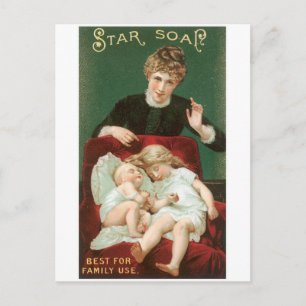 Star Soap Postkarte