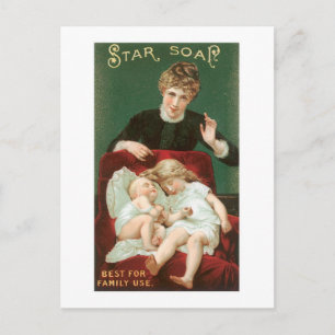 Star Soap Postkarte