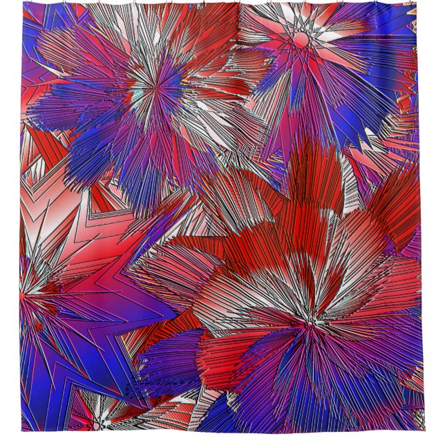 Star Spangled Duschvorhang (Vorderseite)