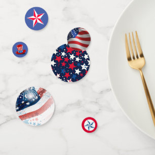 Star-Spangled-Spektakel: 4. Juli Tischkonfetti Konfetti