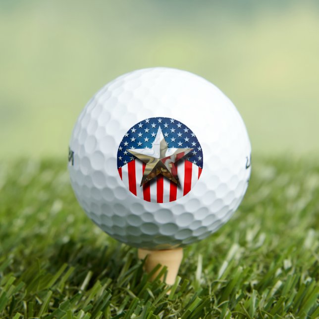 Star-Spangled Style Golfball (Insitu T-Shirt)