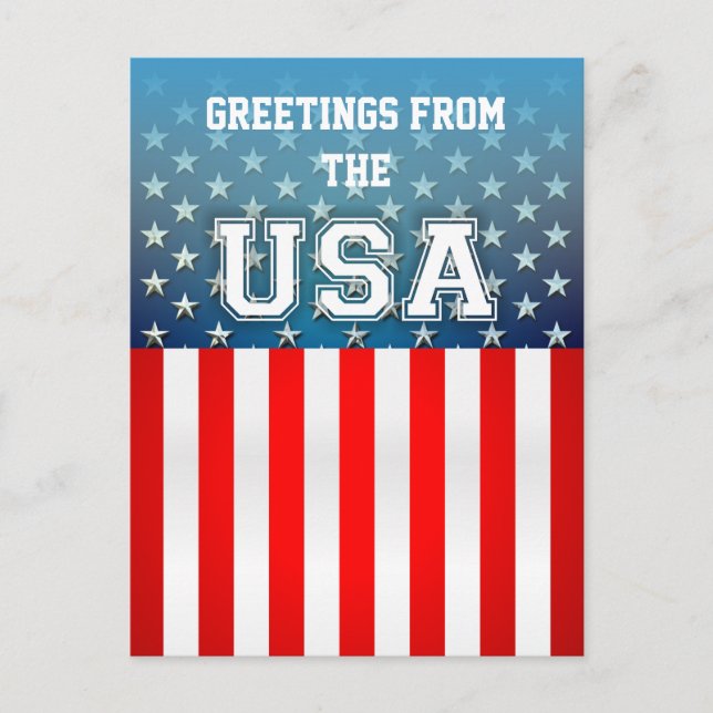 Star-Spangled Style Postkarte (Vorderseite)