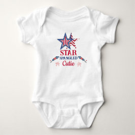 Star Spangled Süsse Baby Strampler