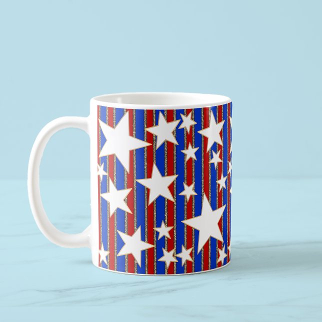 Star-Spangled-Tasse Kaffeetasse (Von Creator hochgeladen)