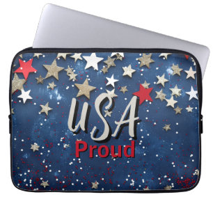 Star Spangled USA Proud Laptopschutzhülle