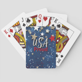 Star Spangled USA Proud Spielkarten