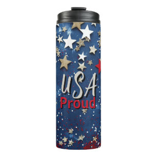 Star Spangled USA Proud Thermosbecher