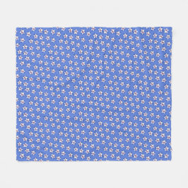 Star Speckled USA Westies KiniArt Fleece Blanket