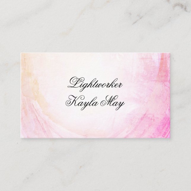 Star Spiritual Light Reiki Visitenkarte (Vorderseite)