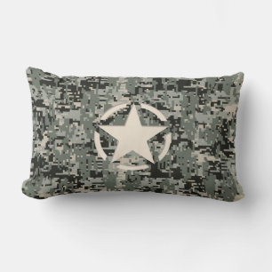 Star Stencil auf digitaler Seite Lendenkissen