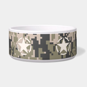 Star Stencil Tag Decal Style Khaki Camouflage Napf