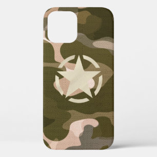 Star Stencil Vintag Decon Camouflage Style Case-Mate iPhone Hülle