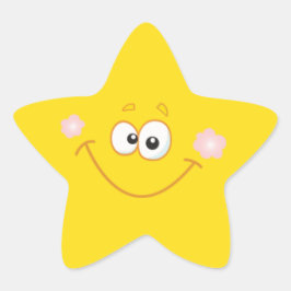 Star Stern-Aufkleber