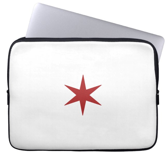Star Stern pink Laptopschutzhülle (Vorderseite)