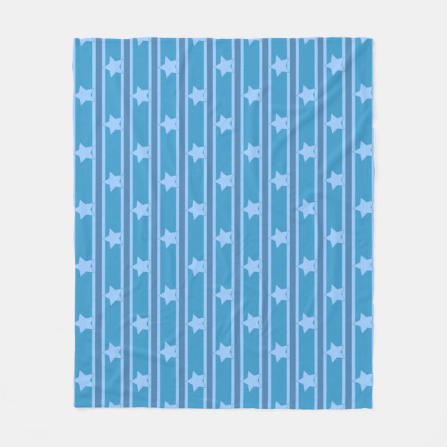 Star Strip Fleecedecke (Vorderseite)