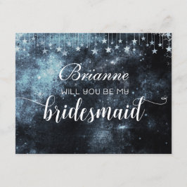 Star Struck Wasserfarbe wirst du meine Bridesmädch Einladung