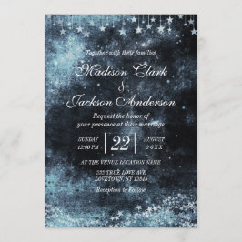 Star Struck Watercolor Galaxy Einladung zur Hochze