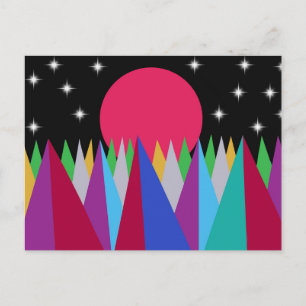 Star Sunset Postkarte