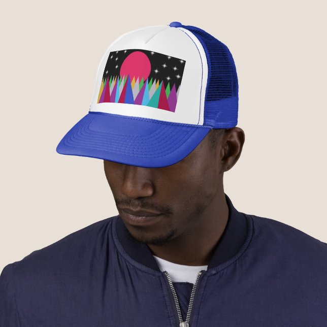 Star Sunset Trucker Hat Truckerkappe (Beispiel)