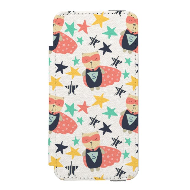 Star Super Hero Incipio iPhone Geldbeutel-Hülle (Folio Vorderseite)