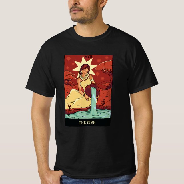 Star Tarot Card T-Shirt (Vorderseite)