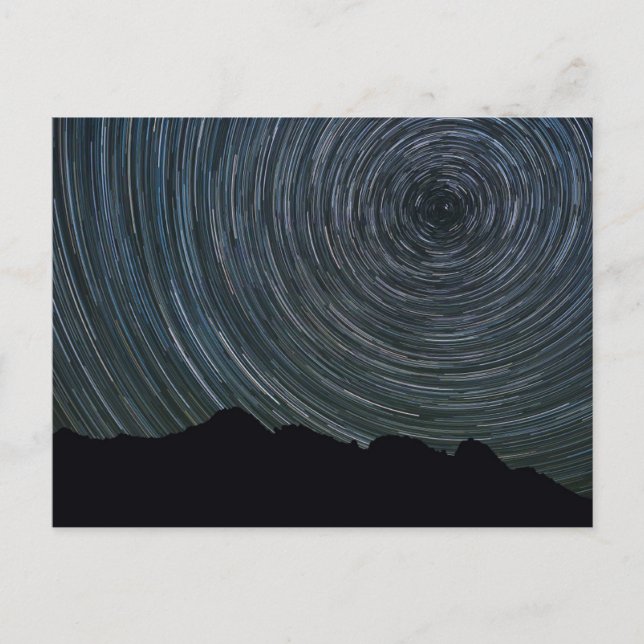 Star Trails Around Polaris | Ingalls Pass Postkarte (Vorderseite)