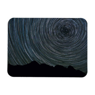 Star Trails um Polaris herum Ingalls Pass Magnet
