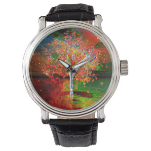 Star Tree Poster Armbanduhr