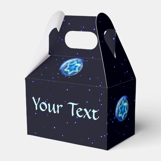 Star umkreist geschenkschachtel (Vorderseite)