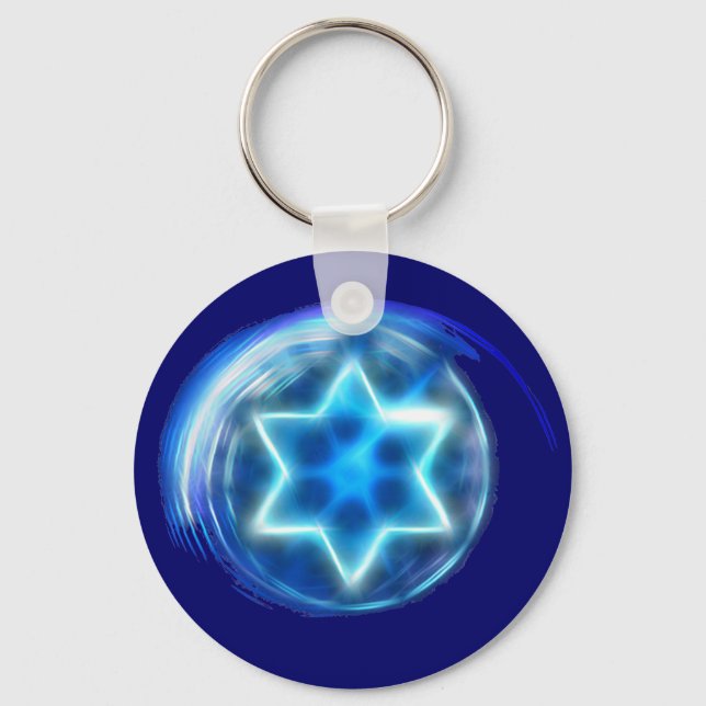 Star umkreist schlüsselanhänger (Vorderseite)