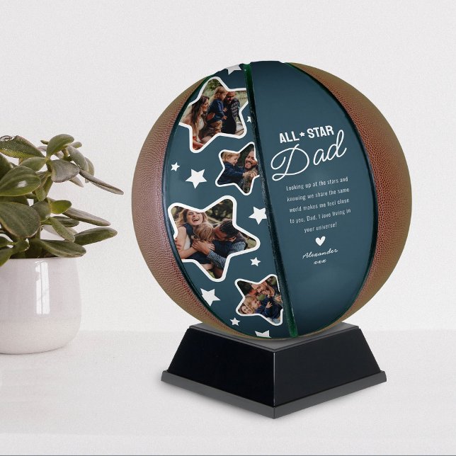 Star Vater Vathers Day Keepake Basketball (Von Creator hochgeladen)