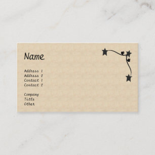 Star Vine Business Card Visitenkarte