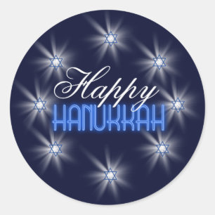 Star von David Array Blue SDAB Runder Aufkleber