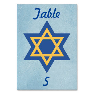 Star von David Blue Tischnummer