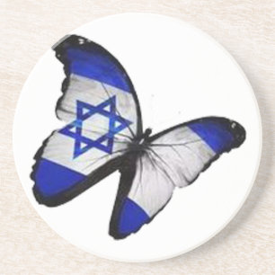 Star von David Butterfly Sandstein Untersetzer