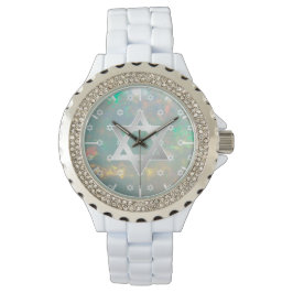 Star von David Fire Opal Dial Bat Mitzvah Armbanduhr