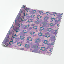 Star von David Hanukkah Geschenkpapier