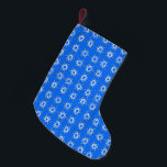 Star von David Hanukkah Pattern Blue White Kleiner Weihnachtsstrumpf<br><div class="desc">Zeigen Sie Ihre Liebe für die Ferien. Hand von mir gezeichnet! Karo in meinem Shop für viele weitere Artikel wie Packpapier,  Kissen,  Handtücher und Geschenkpackung auch!</div>
