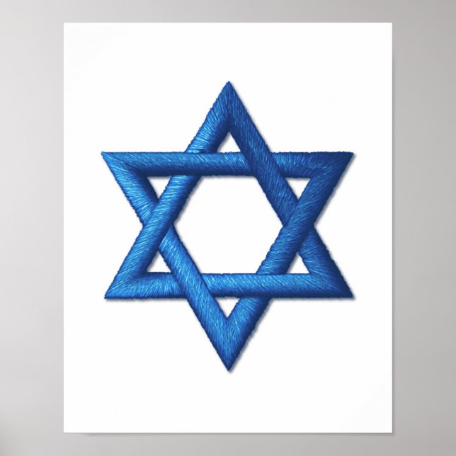 Star von David Jewish Poster (Vorne)