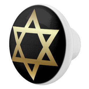 Star von David Keramik Knob Keramikknauf