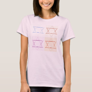 Star von David Pop Art T-Shirt