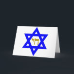 STAR VON David & Symbol von LIFE Feiertagskarte<br><div class="desc">jüdische Symbole</div>