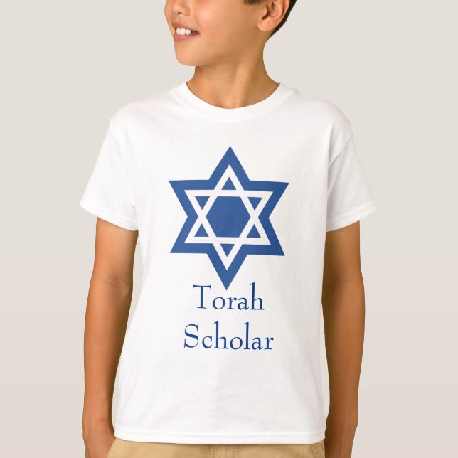 Star von David Torah Scholar T-Shirt (Vorderseite)