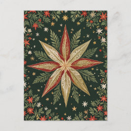 Star von Wonder Floral Postkarte